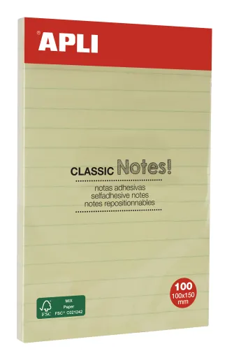 Notas Aderentes 100x150mm 100Fls. Apli