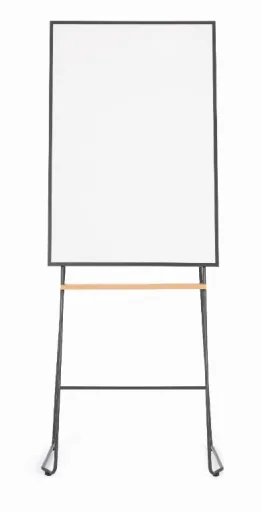 Bi Office - Quadro Preto Magnético Tripé Flip Chart 70x104 cm Curvo Archyi