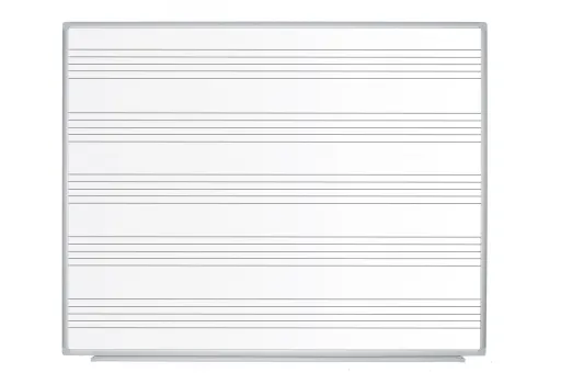 Bi-Office – Quadro Branco Pautado 120x120cm Maya (Pautas Musicais)