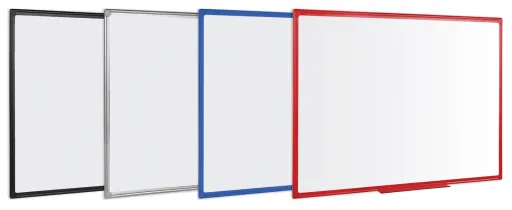 Bi Office - Quadro Branco 60x90 cm Cerâmica Moldura Plástico Cinzento
