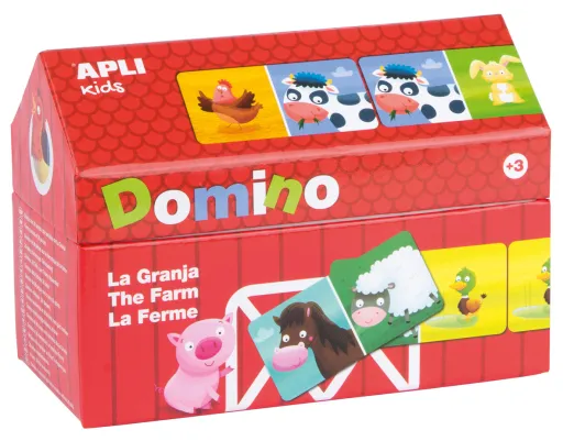 Dominó Infantil Casinha da Quinta – 28 Peças – Apli