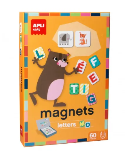 Jogo Magnético Letras 60 Unidades – Apli