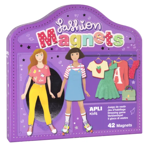 Jogo Magnético Fashion – 42 Cartões + Base – Apli