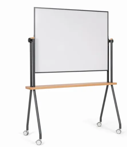 Quadro Preto de Vidro Curvo Dupla Face 90x120 cm - Archyi