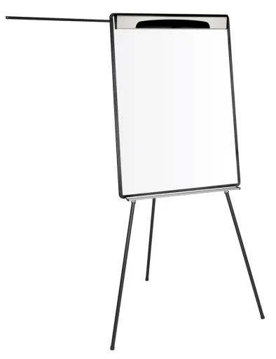 Bi-Office – Quadro Preto Tripé 70x100 cm Flip Chart Design (Cavalete / Conferência)