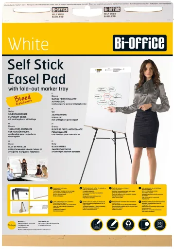 Bloco de Notas Adesivo A1 80g 635x732mm – 30 Folhas – Bi-Office