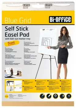 Bloco de Notas Adesivo com Grelhas A1 80g 635x732mm – 30 Folhas – Bi-Office