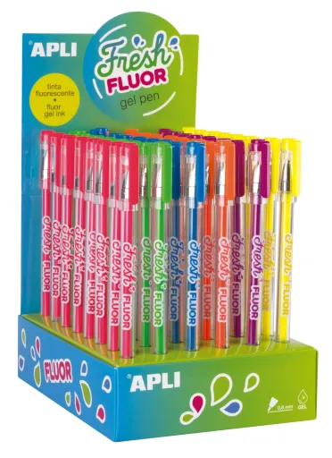 Canetas de Gel Fresh Flúor – Apli