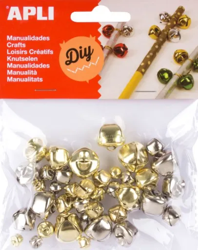 Kit Manualidades – Sinos de Ouro e Prata – Apli