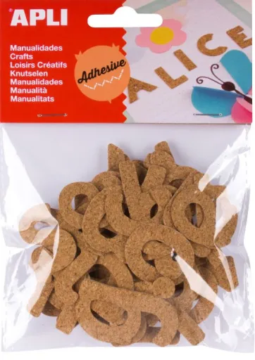 Kit Manualidades – Letras de Cortiça – Apli