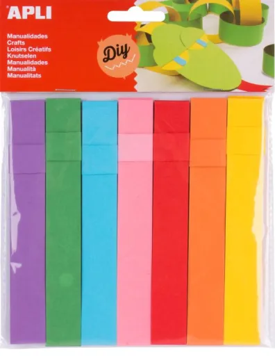 Kit Manualidades – Tiras de Papel 120g 25x150mm – Apli