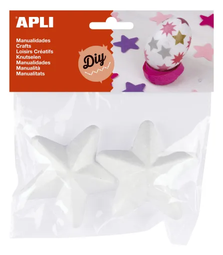 Kit Manualidades – Estrelas Ø75mm – 2 Un. – Apli