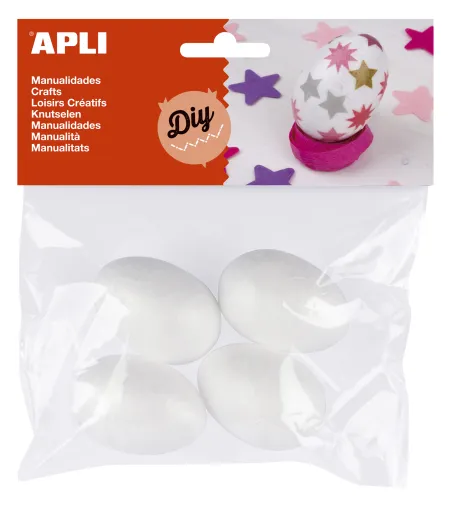 Kit de Manualidades Ovos Ø50 mm 4 Unidades – Apli
