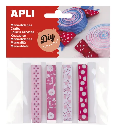 Kit Manualidades – Tecido Cintal Rosa 1x95cm – 4 Un. – Apli