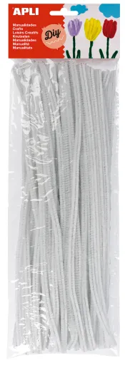 Arames de Chenille Brancos – 50 Unidades – Apli