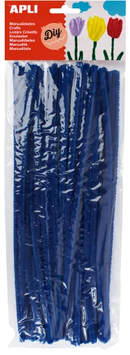 Arames de Chenille Azuis – 50 Unidades – Apli