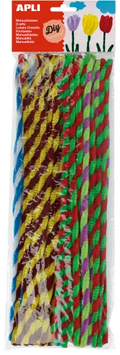 Kit Manualidades Apli Arames de Chenille Coloridas – 50 Unidades