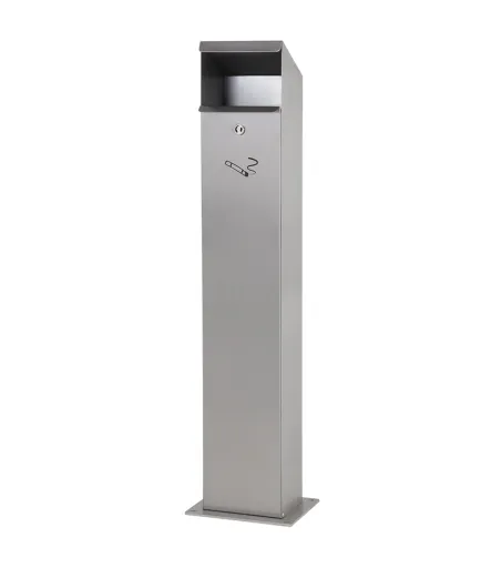 Cinzeiro 1000X150x180mm Inox Escovado