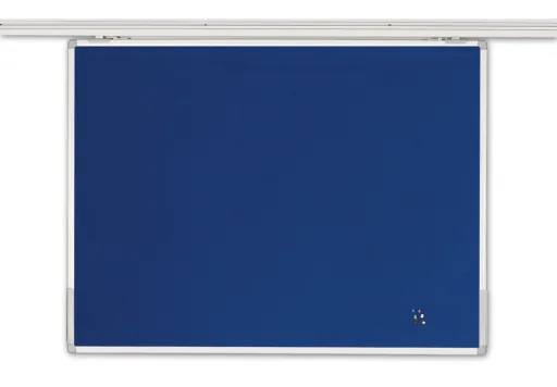 Bi-Office - Quadro de Afixação de Feltro Azul 180x120 cm