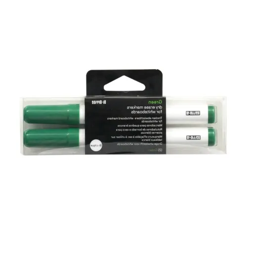 Marcadores para Quadro Branco Blister 2 Unidades Verde - Bi-Office