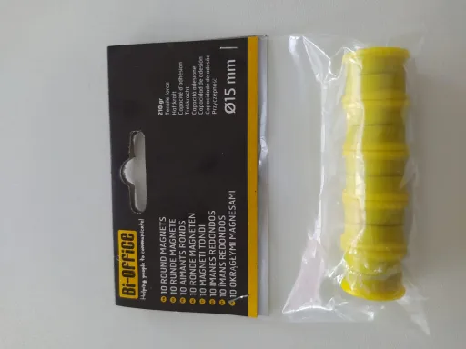 Ímanes Super Fortes Amarelos Bi-Office 20mm – Bi-Office