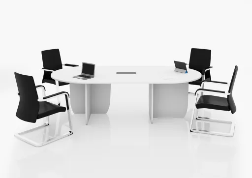 Mesa de Reunião 2400x1200x740mm - Stone