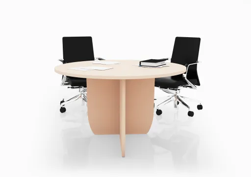 Mesa de Reunião ø 1100x740mm - Stone