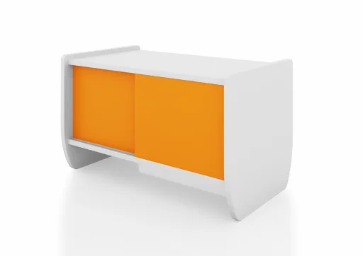 Armário de Escritório Portas de Correr 600x1200x550mm Stone