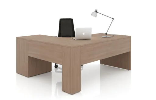Secretária de Escritório com Armário 1800x1600mm - Linea