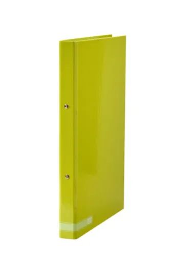 Pasta Arquivo Ancor A4 L. Fina 16mm Verde Fluor Liso Classic Stripes