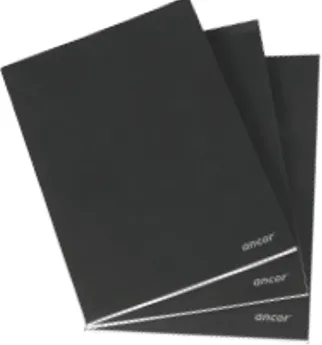 Caderno A4 Agrafado Liso 80Fls 60GR Capa Preta – Ancor