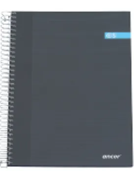 Caderno Capa Dura A4 Quadriculado 120Fls 70GR Azul Clássico Classic Stripes – Ancor