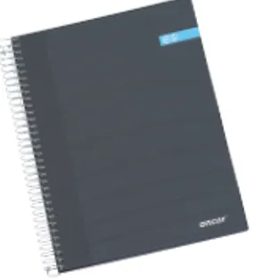 Caderno Espiral A4 Liso 80Fls 70GR Azul Clássico Classic Stripes – Ancor