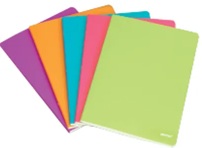 Caderno Agrafado PP A4 Quadriculado Sortido Moda – Ancor