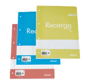 Recarga de Folhas A5 Pautado 100 Fls 100GR Petróleo – Classic Stripes – Ancor
