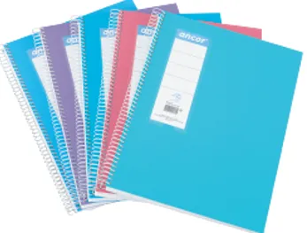 Caderno A4 Capa Dura Pautado 120Fls 70GR Sortido – Avalon by Ancor