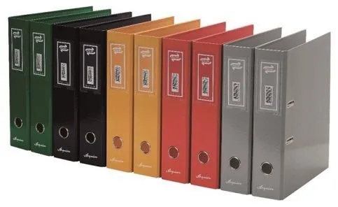 Pasta Arquivo Ancor Lombada Larga Vermelho Liso 812 RLT