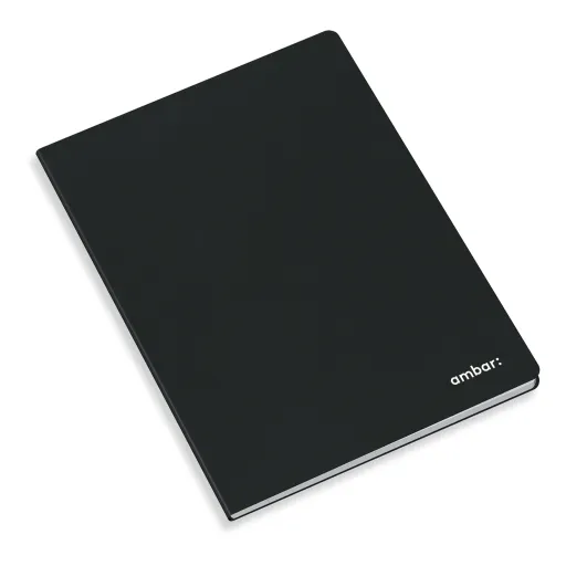 Caderno Agrafado A4 80 Folhas Liso – Ambar