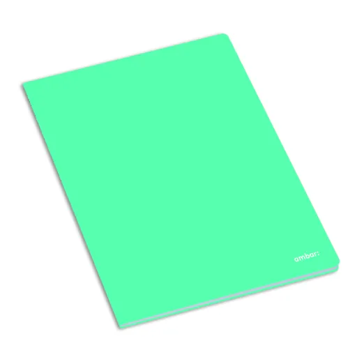 Caderno Agrafado A5 Quadriculado 60 Folhas – Ambar School