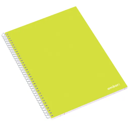 Caderno Espiral A4 Pautado 80 Folhas – Ambar School