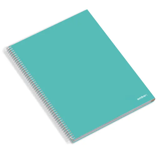 Caderno Espiral A4 4 Pautados + 1 Quadriculado 120 Folhas 70g – Ambar School