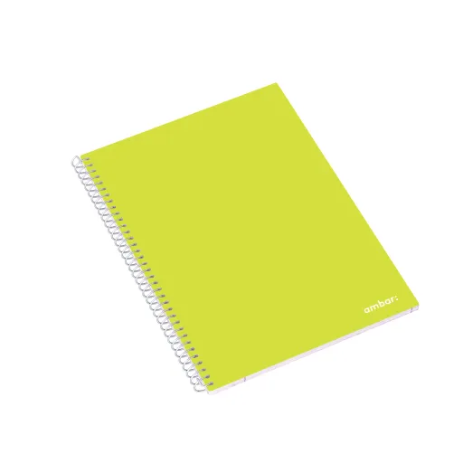 Caderno Espiral A5 Pautado 80 Folhas – Ambar School