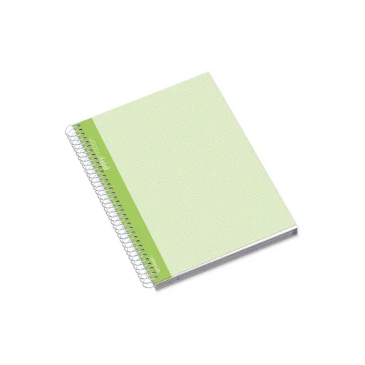 Caderno Espiral Capa PP A4 120 Folhas Quadriculado 70g – Ambar