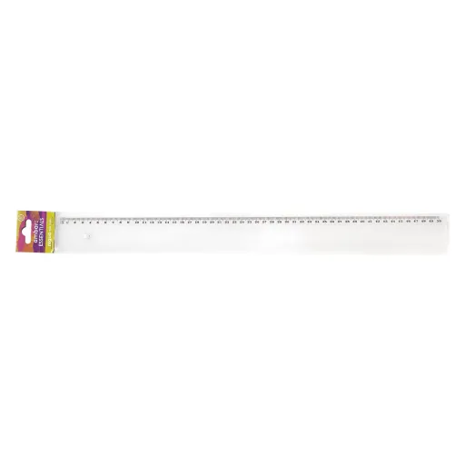 Régua Transparente 50 cm – Ambar