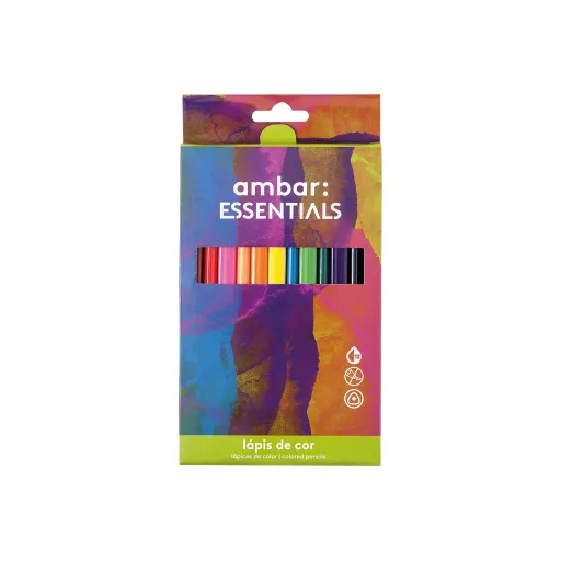 Lápis de Cor Jumbo 12 Un. - Ambar 