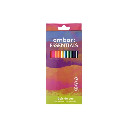 Lápis de Cor Triangular 12 Un. – Ambar 