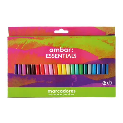 Marcadores Ambar 24 Unidades – Ambar ESSENTIALS