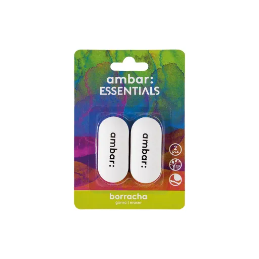 Borracha Oval – Pack de 2 Unidades - Ambar