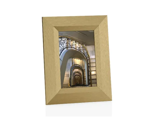 Moldura de Foto Mdf Efeito de Bronze