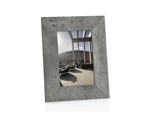 Moldura de Foto Efeito Cimento